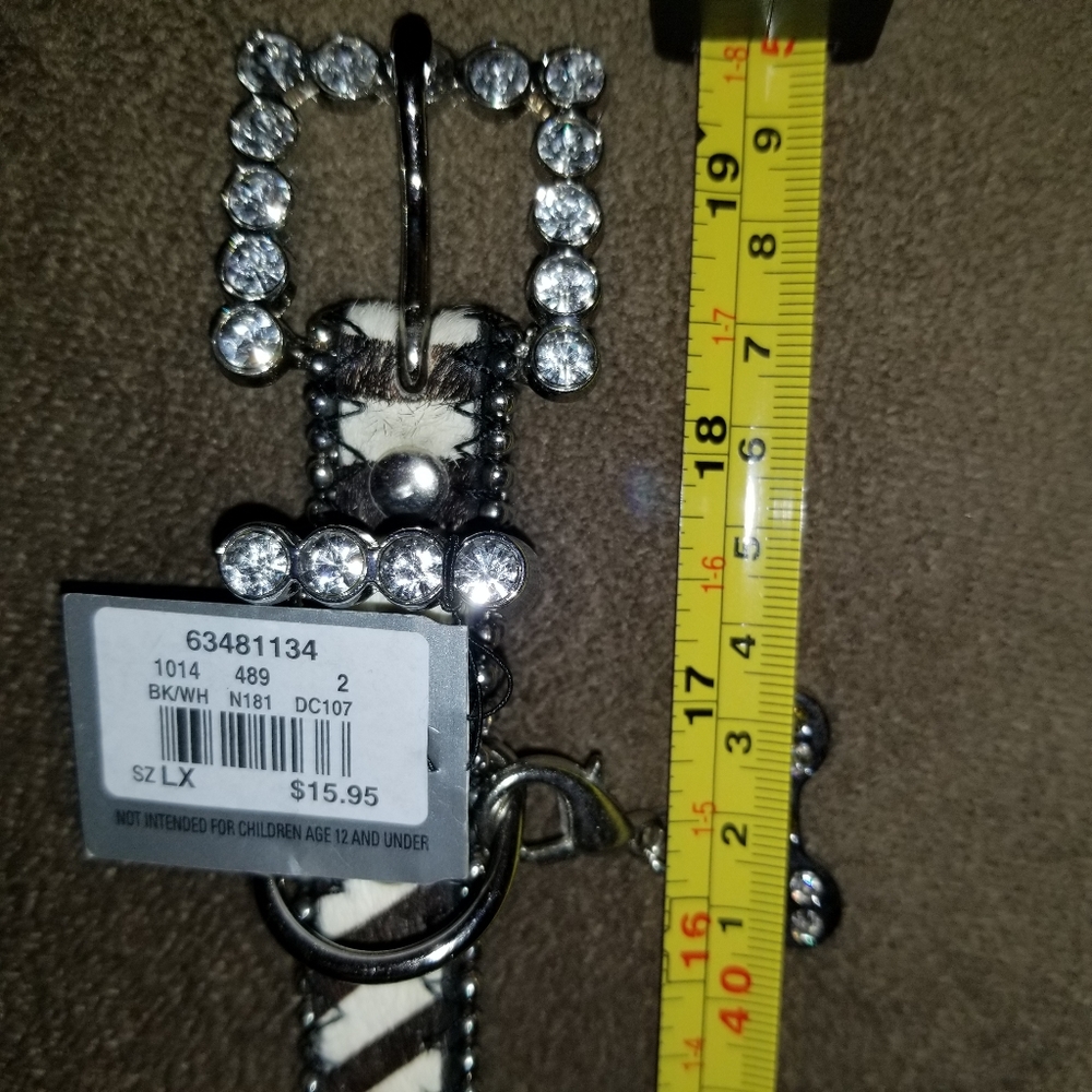 19" Bling dog collar